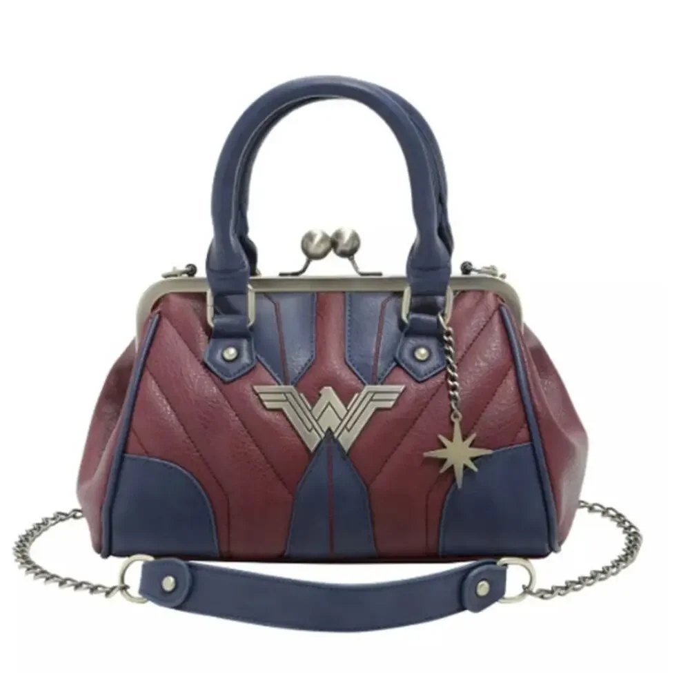 Wonder Woman Kisslock Satchel & Matching Wallet Set DC Comics